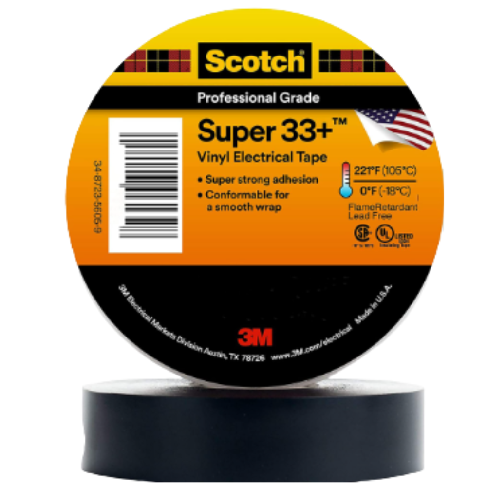 CINTA SCOTCH SUPER 33 MARCA 3M USO ELECTRICO